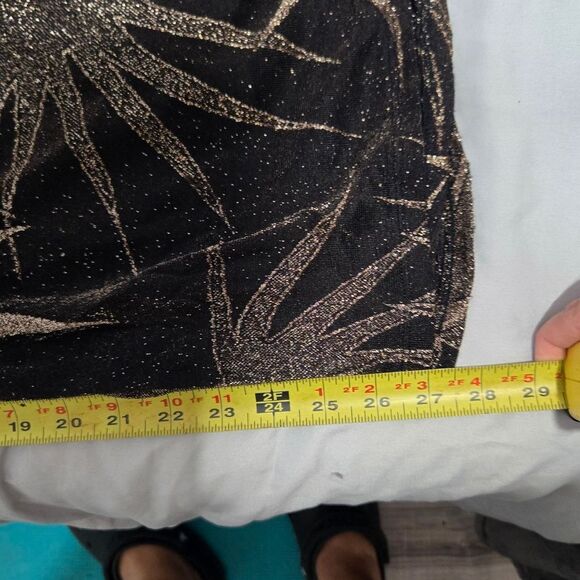 MSK Glitter-Print Palazzo Pants wide leg sz 3x - Picture 11 of 12